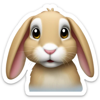 rabbit that says tha sticker