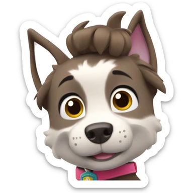 Skye from PAW Patrol sticker