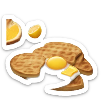 Beach Caravan breakfast  sticker