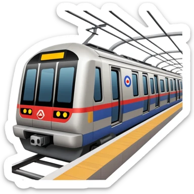 Delhi metro rail🚇 sticker