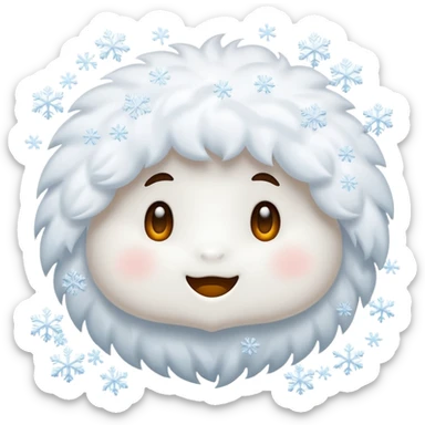 replace racoon with snow sticker