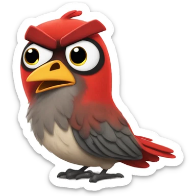 tomás angry bird sticker