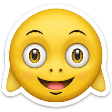 Cringe smiley sticker