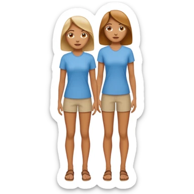 Mujer gigante 20 metros sticker