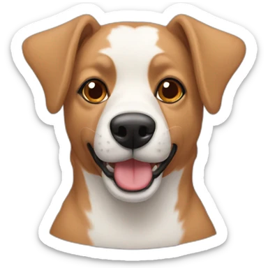 mixed beed dog sticker