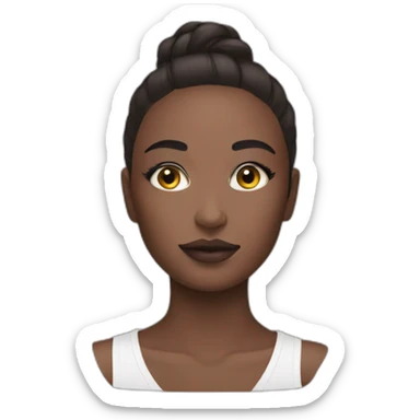 Une palette de maquillage sticker