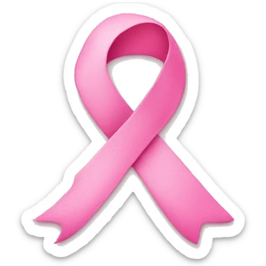 Breast cancer awareness month ribbon sticker
