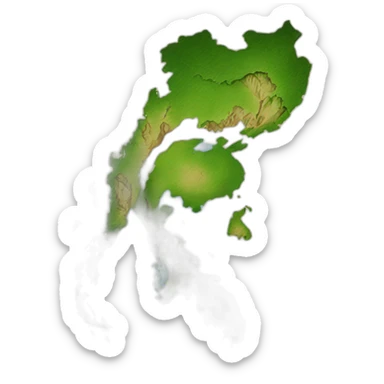 Thailand-map sticker