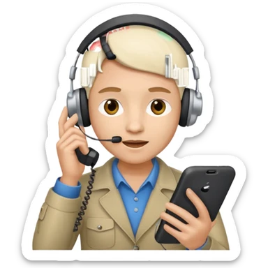 phone scammer sticker