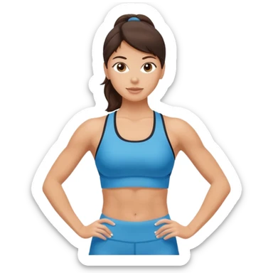 Haceme una profe de pilates morocha sticker