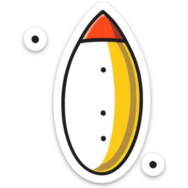 cartoonish dot bullet point sticker