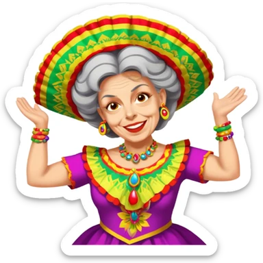 Joyful Reveler sticker