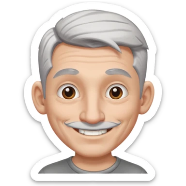white-gray haired heavy tattooed big nose boy sticker