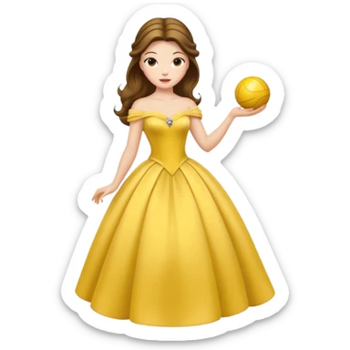 Belle from Beauty and the Beast sticker