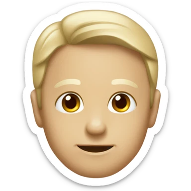 Beige schleife sticker