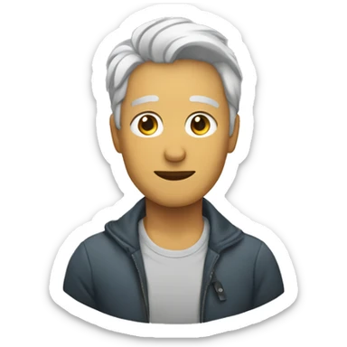 Persona señalandome a mí sticker