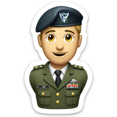 Military contract service guy sticker
