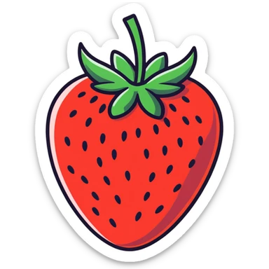 Strawberry  sticker