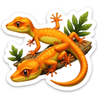 Fais moi un gecko à crête  sticker