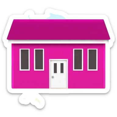 casa cor fuchia sticker