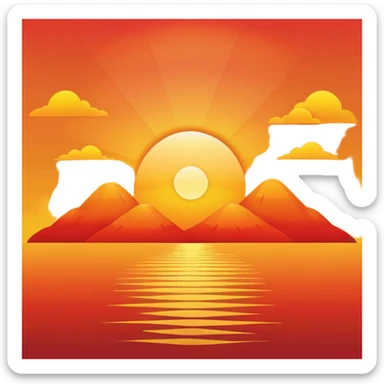 Sunrise  sticker