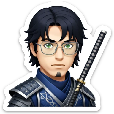 Warrior Samurai sticker
