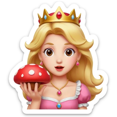 Mdrrrr la princesse peach qui fait ça va ?? sticker