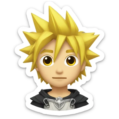 Roxas Kingdom Hearts sticker