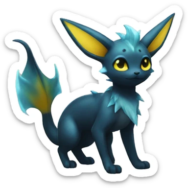 Umbreon-Vaporeon full body sticker