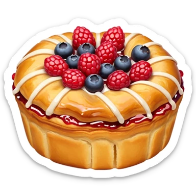 Danish berry Pastries sticker