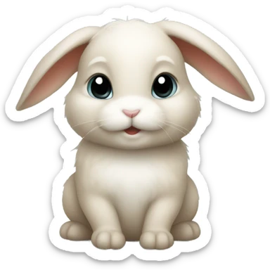 Baby bunny sticker