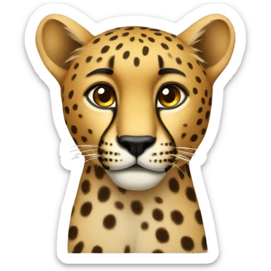 Cheetah sticker