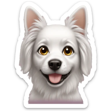 Coquette dog sticker