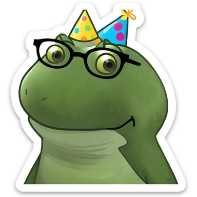 kind funny baby monster sticker