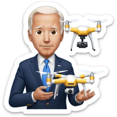 biden drone sticker
