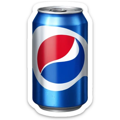 Pepsi cola can sticker