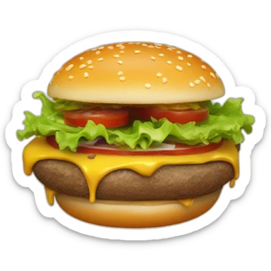 À burgerSaturn sticker