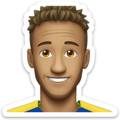 Neymar Brazil fun sticker