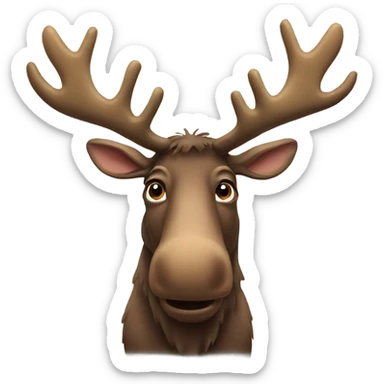 Moose sticker
