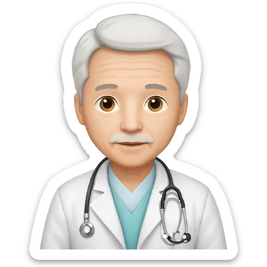 male obstetrician older sticker