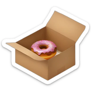 donuts in the box sticker