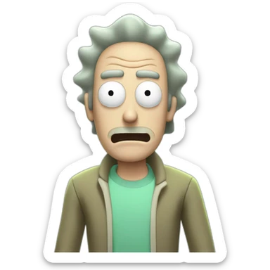 rick and morty portal sticker