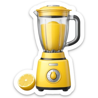 mac os fruit lemon blender yellow sticker