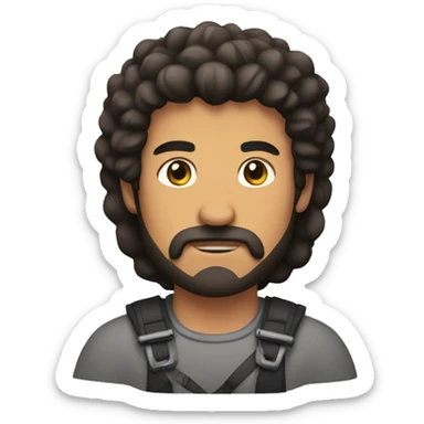 Hombre fuerte sticker