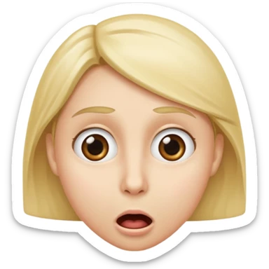 


Una cara en primer plano con expresión de asombro (ojos abiertos, mano en la boca) 


 sticker