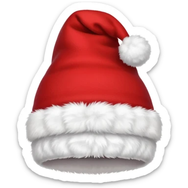 Christmas hat emoji sticker