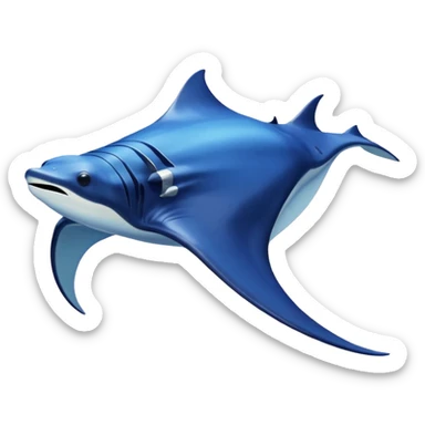 Homosexual manta ray sticker