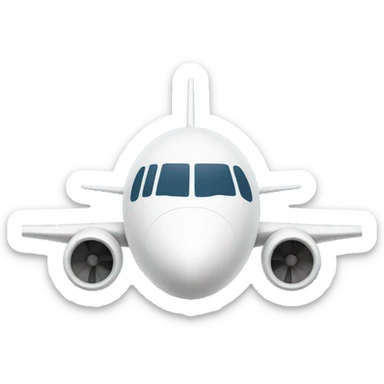 A plane who crying sticker