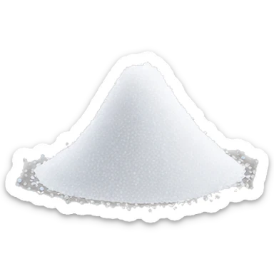 A slide of salt sticker