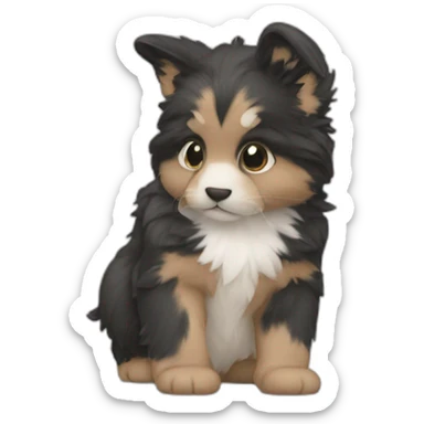 3 petits coeurs sticker